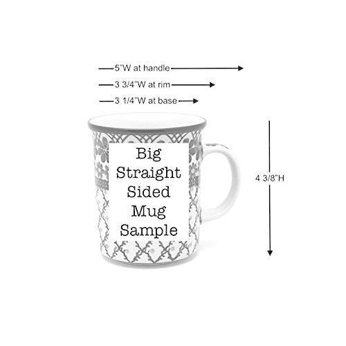 【並行輸入品】Polish Pottery Mug   Big Straight Sided   Bluebird_2