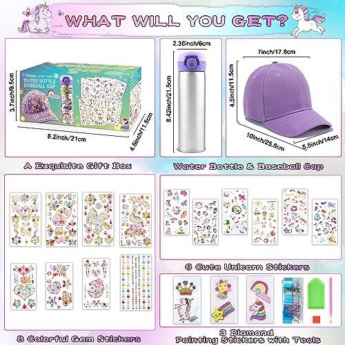 【並行輸入品】Crafts Gifts for Girls Kids 6 12 Decorate Your Own 17oz Water Boの画像