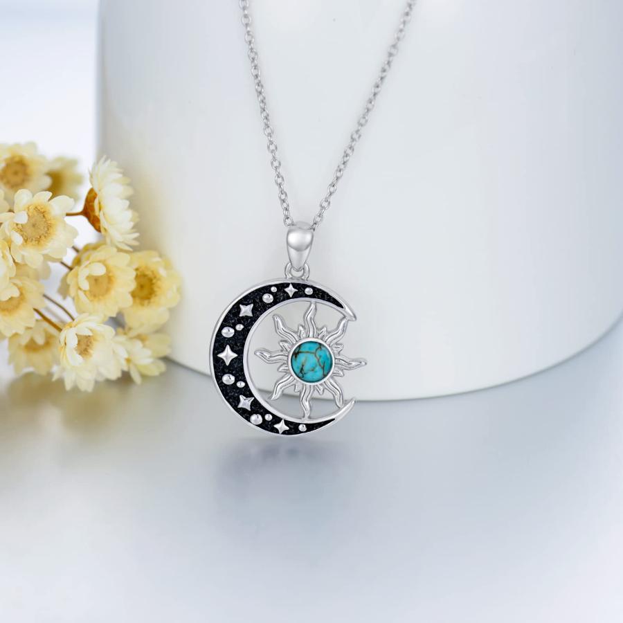 並行輸入品】BETHZA 月と太陽 ネックレス 女性用 925スターリング