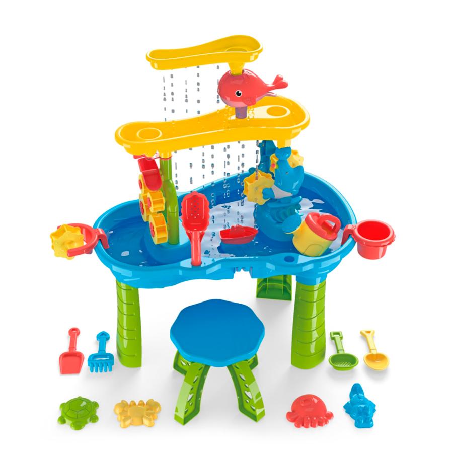【並行輸入品】Trimate Toddler Sensory Sand and Water 3 Tier Table with Chair |の画像