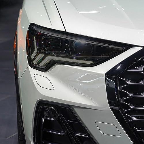 【並行輸入品】LAVIYE 車のヘッドライト保護フィルムスモークブラック透明TPUステッカー、アウディQ3 F3 RSQ3 2019 2020_1