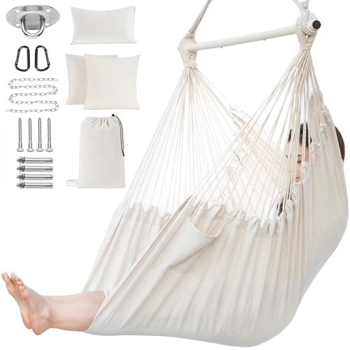 【並行輸入品】PNAEUT Modern Style Hanging Chair for Bedroom with 2 Cushions an_1