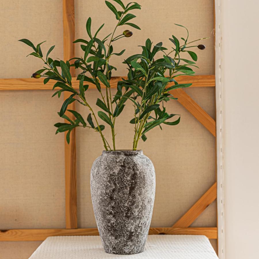【並行輸入品】COTYNI 素朴なセラミック床 大型花瓶 農家の装飾 陶器粘土 トールテラコッタ花瓶 花用 陶器の花瓶 リビングルームの装飾用_6