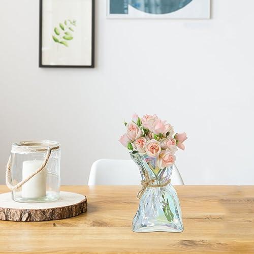 【並行輸入品】Artibetter 不規則な花瓶 クリア花瓶 フラワーポット ホームデコレーション センターピース用の小さな花瓶 抽象的な花瓶 |  | 04