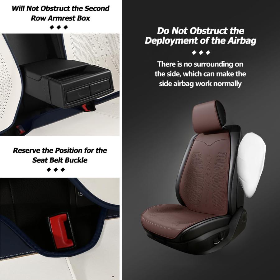 【並行輸入品】QUYDDC 薄型スタイル カーカバード シートカバー フルセット 5シート ユニバーサルフィット ほとんどのトラック、セダン、Sの画像