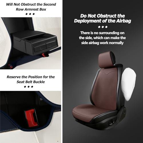 【並行輸入品】QUYDDC 薄型スタイル カーカバード シートカバー フルセット 5シート ユニバーサルフィット ほとんどのトラック、セダン、Sの画像