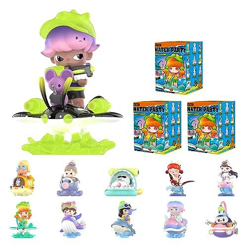 【並行輸入品】POP MART ウォーターパーティー ブラインドボックスフィギュア ランダムデザイン モダンなホームデコレーション用おもちゃセッの画像