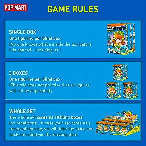 【並行輸入品】POP MART ウォーターパーティー ブラインドボックスフィギュア ランダムデザイン モダンなホームデコレーション用おもちゃセッの画像