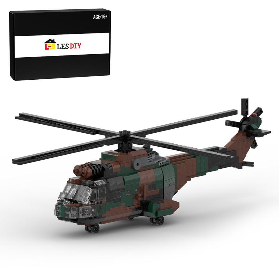 並行輸入品】KAROYD Technic SA330 輸送ヘリコプター組み立てキット