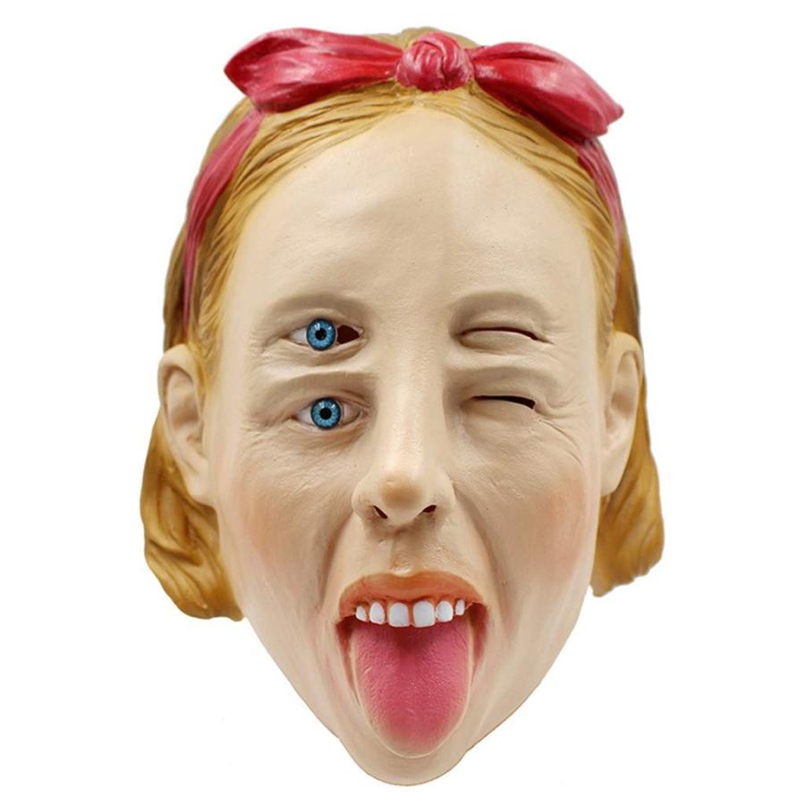 【並行輸入品】Party Favors Novelty Halloween Costume Party Latex Head Woman Do