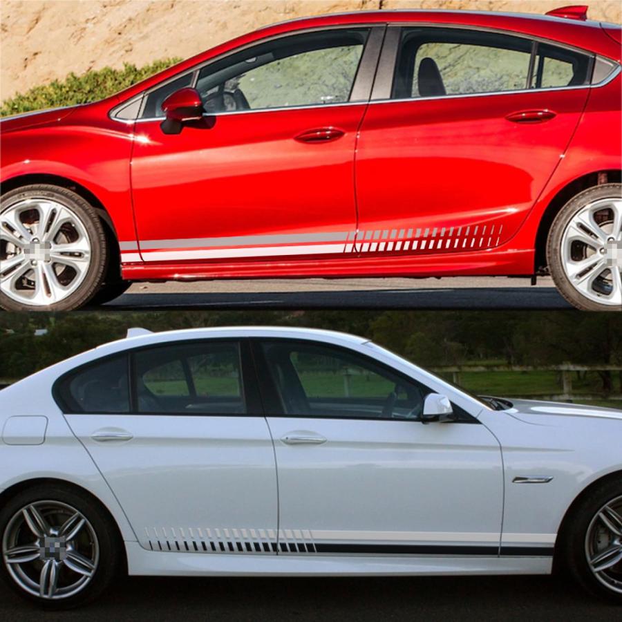 【並行輸入品】車のステッカー自動ドアサイドビニールデカールアクセサリーアウディ用起亜用フィアット用BMW用フォード用フォルクスワーゲン用トヨタ用 |  | 09