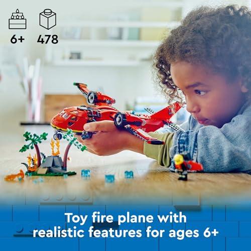 【並行輸入品】LEGO City Fire Rescue Plane Toy for Kids and Fans of Firefighterの画像