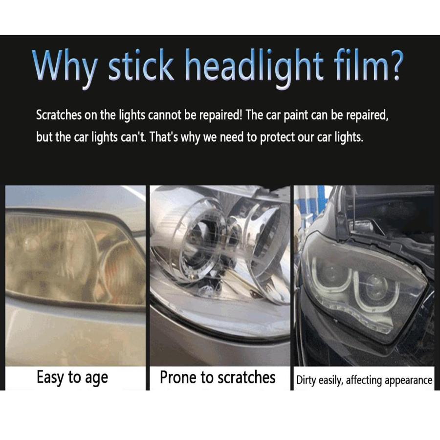 【並行輸入品】車のヘッドライト保護フィルム に適合する ベンツ C クラス W206 2022 現在 カーライトフィルム TPU ステッカー 車 |  | 08