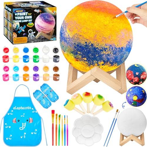 【並行輸入品】自分でペイントするムーンランプキット ハロウィンギフト 子供用 DIY 3D ムーンライト クール ギャラクシーランプ ティーン/_1