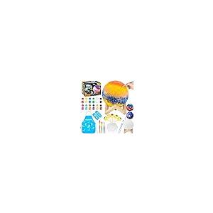 【並行輸入品】自分でペイントするムーンランプキット ハロウィンギフト 子供用 DIY 3D ムーンライト クール ギャラクシーランプ ティーン/_2