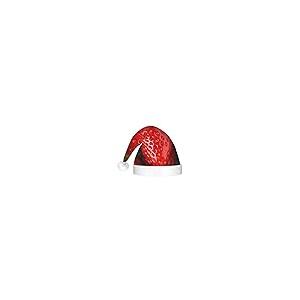 RLDOBOFE Red Strawberry Christmas Hat Novelty Plush Santa Hat wi 並行輸入品 |  | 08