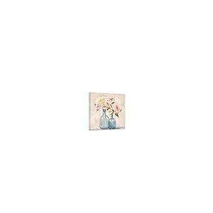 【並行輸入品】CCWACPP Pink Rose Canvas Wall Art Floral Pictures Wall Decor Flo_2