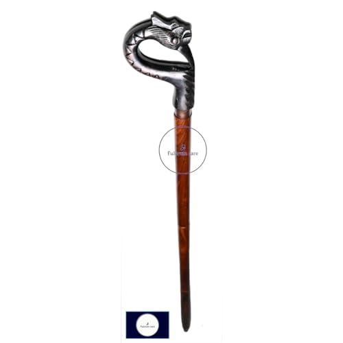 【並行輸入品】Fulcrum care Brass Wooden Walking Cane for Men & Women Wooden_7