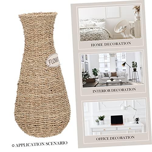 【並行輸入品】IMIKEYA 2pcs and Stick Tile Wicker Flower Vase Farmhouse Vase Bo
