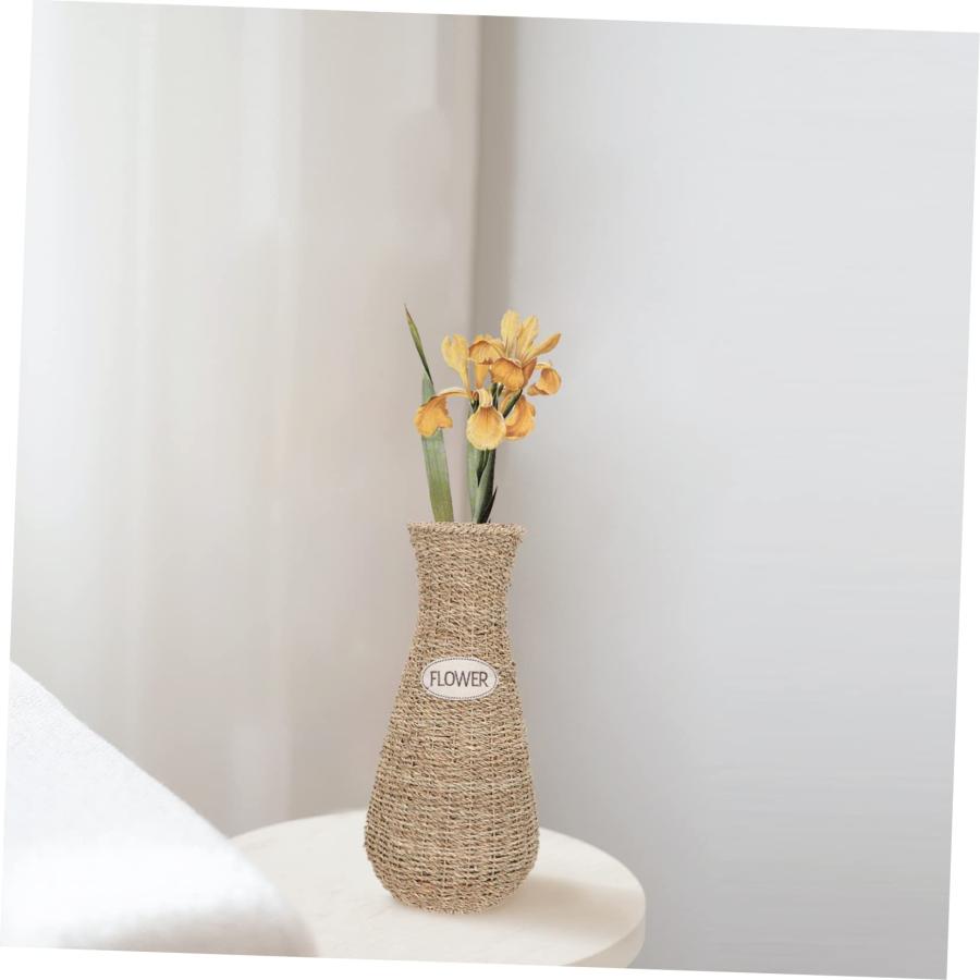【並行輸入品】IMIKEYA 2pcs and Stick Tile Wicker Flower Vase Farmhouse Vase Bo
