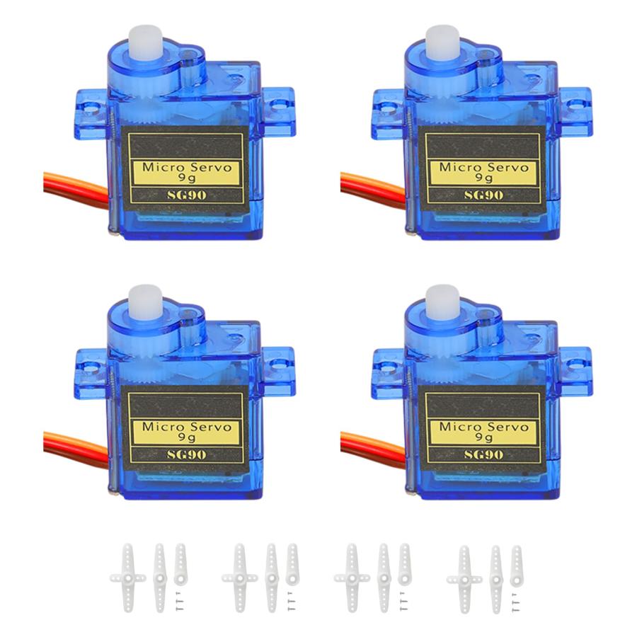 並行輸入品】SG90 9G マイクロサーボミニSG90サーボモーターキット 4個
