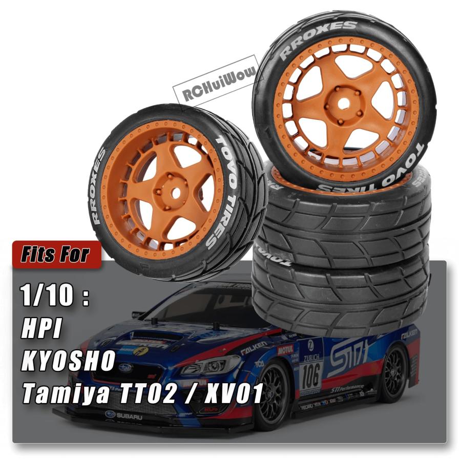 並行輸入品】RCHuiWow RCドリフトホイールハブタイヤ HPI