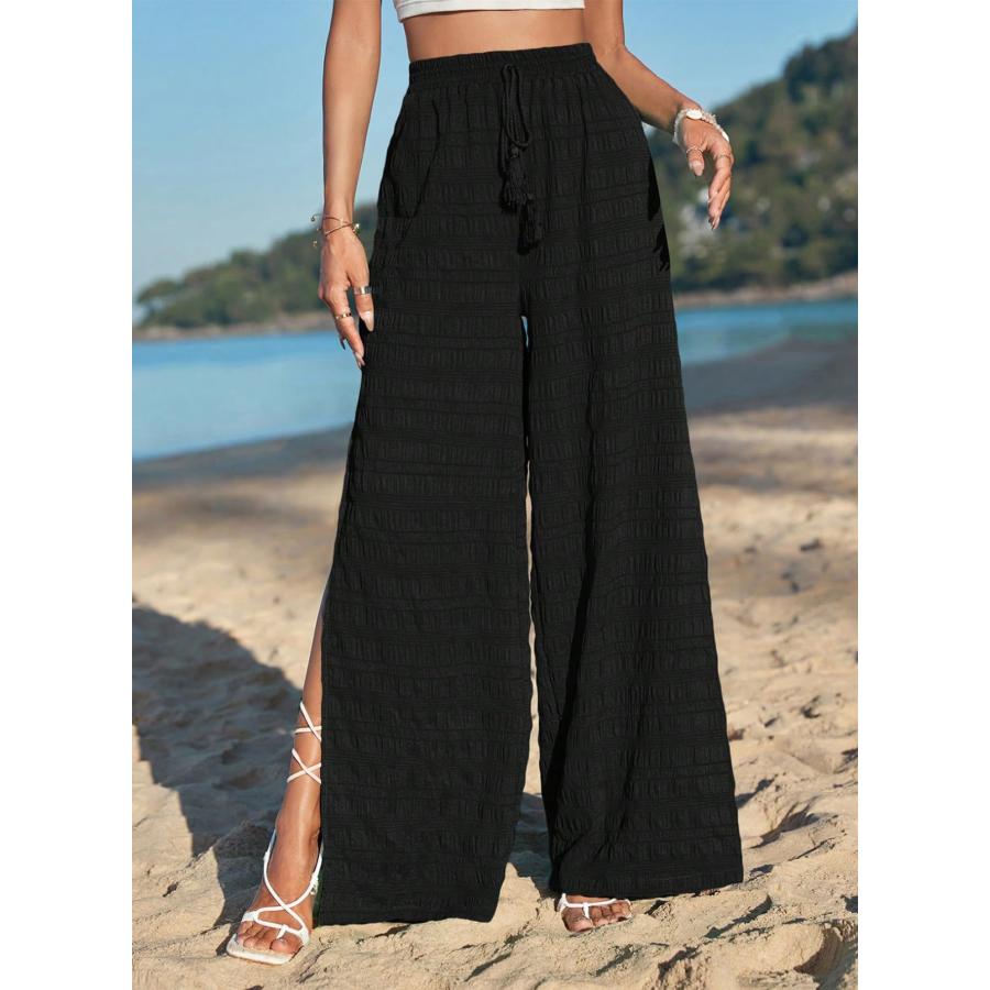 【並行輸入品】Dokotoo Summer Textured Fabrication Bohemia Pants for Women High_3