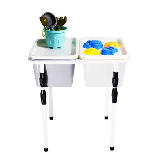 【並行輸入品】zvzvo 2色 2箱 水位高さ調節可能 アウトドアゲーム サンドボックス ビーチおもちゃ ウォーターテーブル取り付け簡単 ハンズ_7