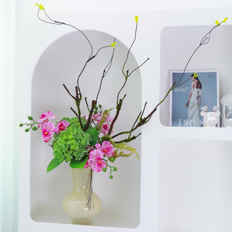 並行輸入品】CONGZHANHH 2個 100cm/39インチ 人工桜の木の枝 天然