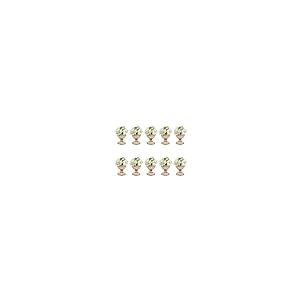 【並行輸入品】10 Pcs Gold Flowers Vases for Centrepieces， Wedding Table Center_2