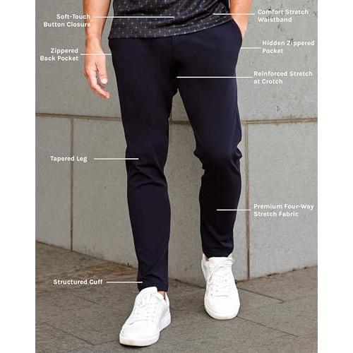 INTO THE AM All Day Pants   Premium Everyday Tapered Leg Comfort 並行輸入品｜allinone-d｜08