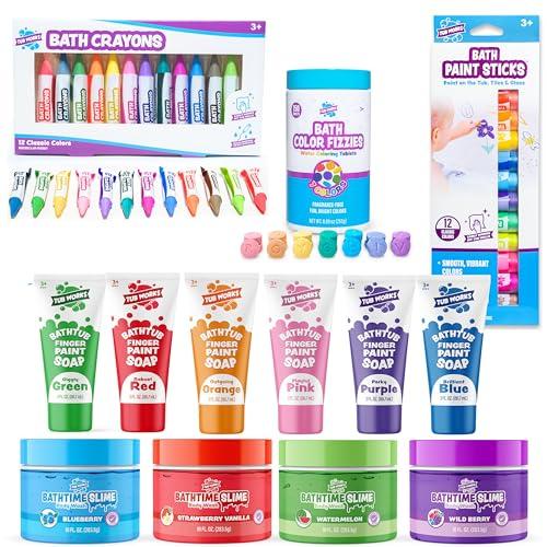 【並行輸入品】Tub Works〓 Kids Bath Toy Set | Nontoxic | Fizzy Bath Color Table_1