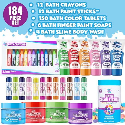 【並行輸入品】Tub Works〓 Kids Bath Toy Set | Nontoxic | Fizzy Bath Color Table_4