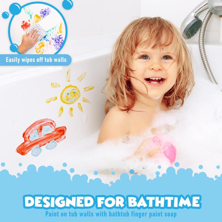 【並行輸入品】Tub Works〓 Kids Bath Toy Set | Nontoxic | Fizzy Bath Color Table_6
