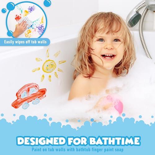 【並行輸入品】Tub Works〓 Kids Bath Toy Set | Nontoxic | Fizzy Bath Color Table_7