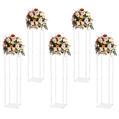【並行輸入品】ATOLOMOTOR 5 Pcs 39.37in Tall Acrylic Flower Stand Wedding Table_1