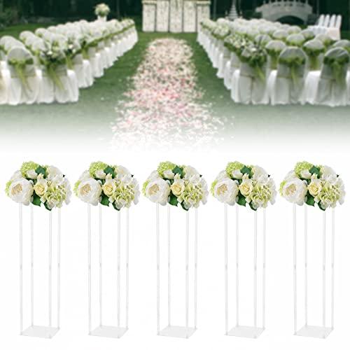 【並行輸入品】ATOLOMOTOR 5 Pcs 39.37in Tall Acrylic Flower Stand Wedding Table_7