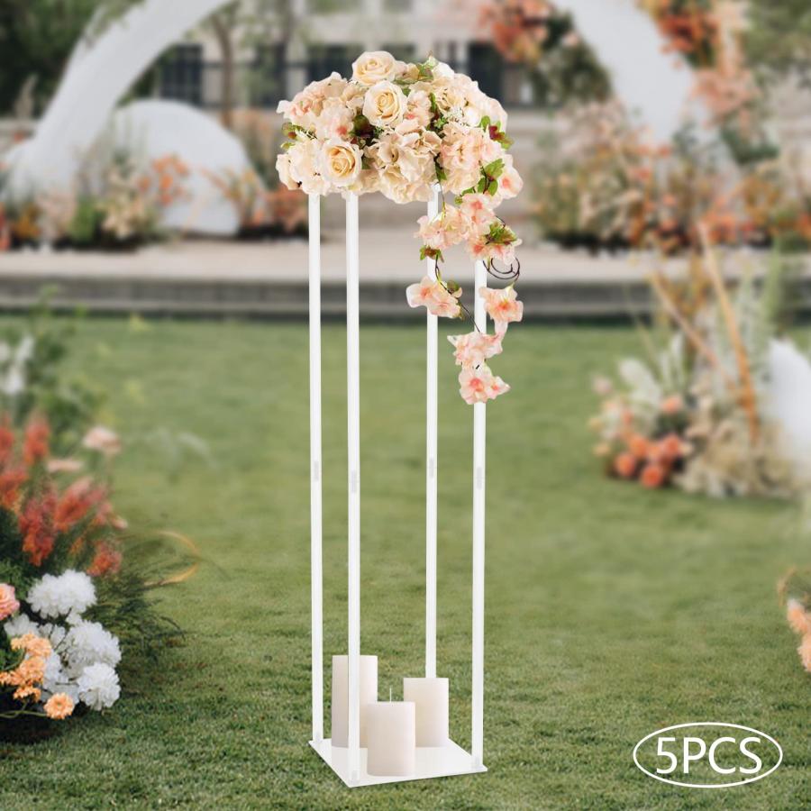【並行輸入品】ATOLOMOTOR 5 Pcs 39.37in Tall Acrylic Flower Stand Wedding Table_9