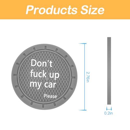 【並行輸入品】Osilly 車用カップホルダー2個 2.75インチ 滑り止めインサート カップホルダーコースター 防水PVCカップマット 自動車 |  | 04