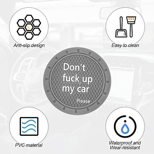 【並行輸入品】Osilly 車用カップホルダー2個 2.75インチ 滑り止めインサート カップホルダーコースター 防水PVCカップマット 自動車 |  | 07