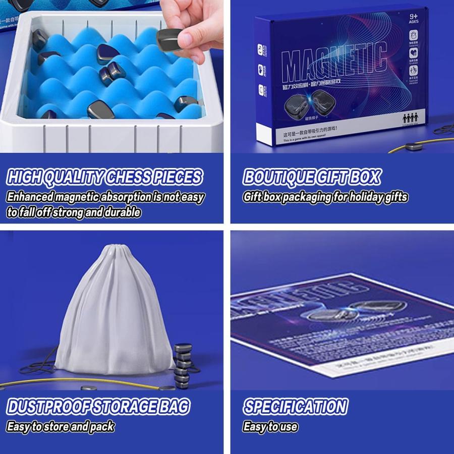 並行輸入品】磁気チェスゲーム マルチプレイヤー マグネットボード