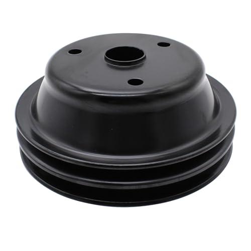 【並行輸入品】YUCHENSHLP Black Steel Crankshaft Pulley Double Groove LWP Long_4