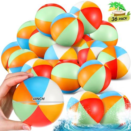 【並行輸入品】Leyndo 30 Pack 4\" Extra Large Beach Stress Balls Bulk Giant Rainの画像