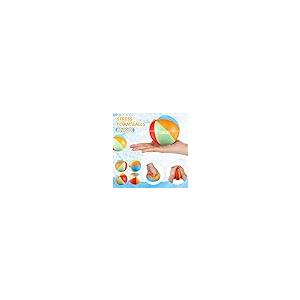 【並行輸入品】Leyndo 30 Pack 4\" Extra Large Beach Stress Balls Bulk Giant Rainの画像