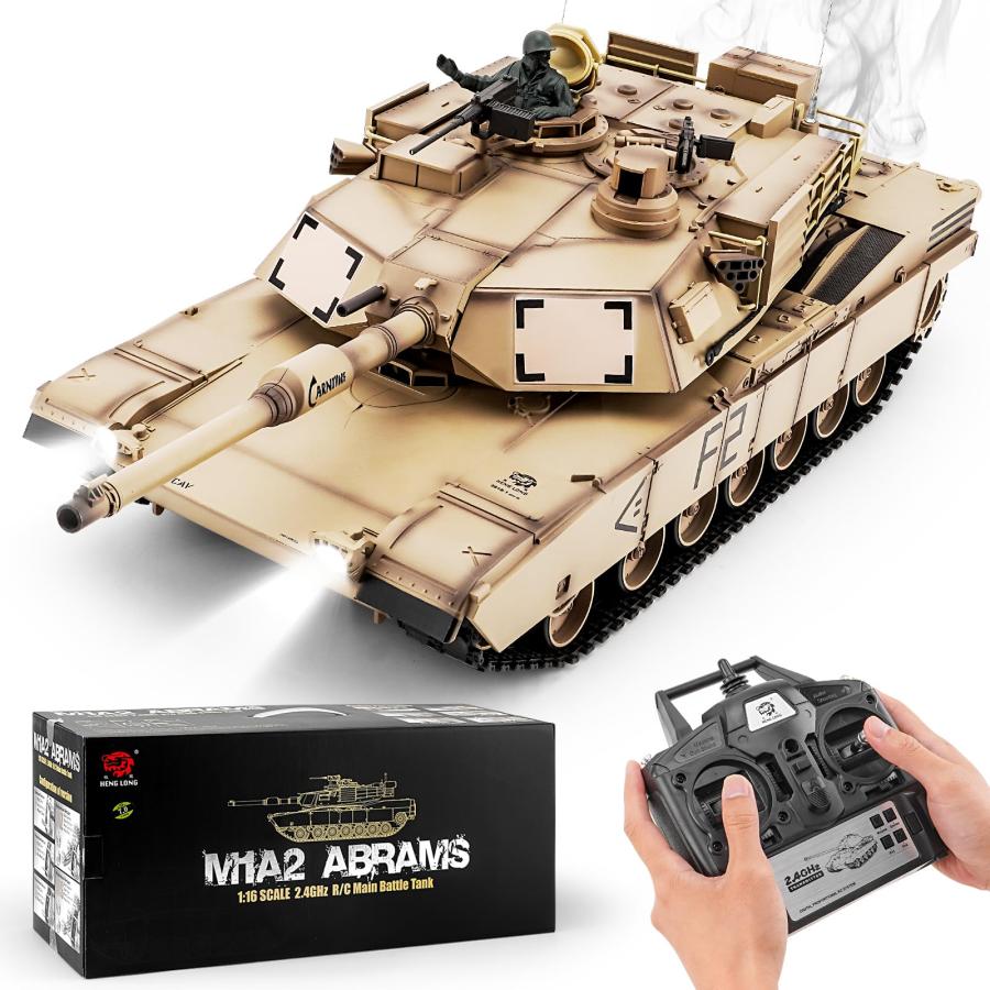 並行輸入品】BESTYMXY RC Tanks US M1A2 エイブラムス陸軍戦車