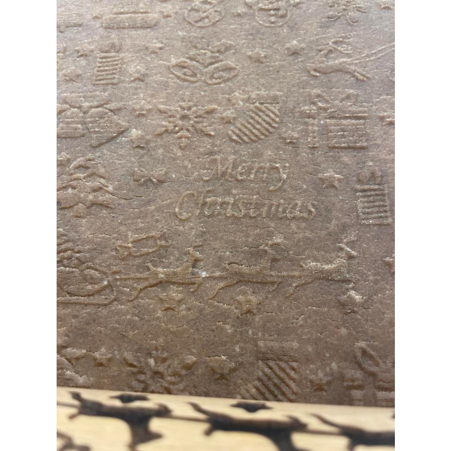 【並行輸入品】1.efo Embossed Rolling Pin with Engraved Christmas Design   Decoの画像
