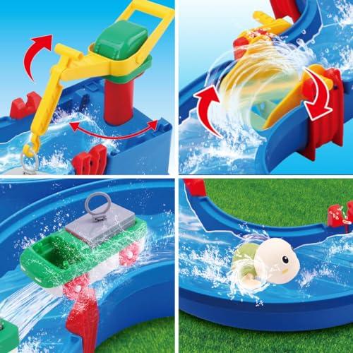 【並行輸入品】VATOS Outdoor Water Table Toy for Kids   62Pcs Large Water Parkの画像