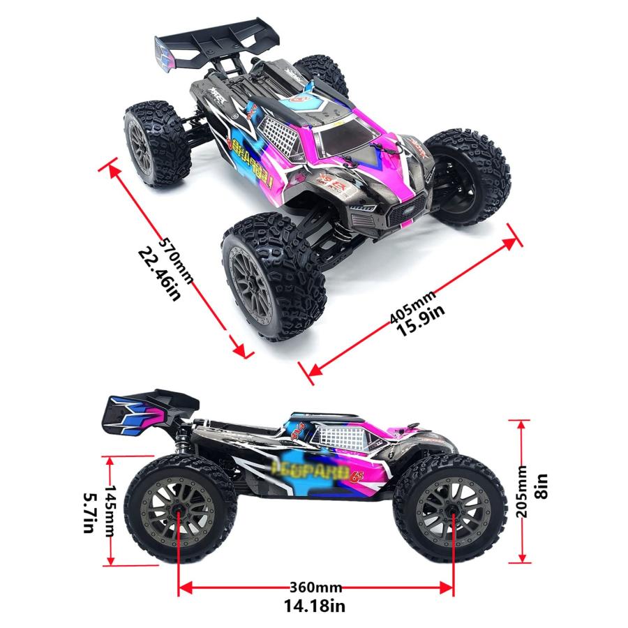 並行輸入品】HJLXMF 1/8 RC Drift Car 110KM/H Full