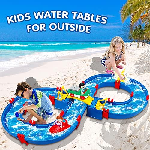【並行輸入品】VATOS Kids Outdoor Water Table Toys, Water Park Playset 50PCS DI_7