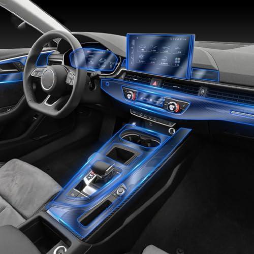 【並行輸入品】ChrOx 車のインテリアセンターコンソール目に見えないスーツTPU保護フィルム傷防止アクセサリーリフィットLHDRHD、アウディ